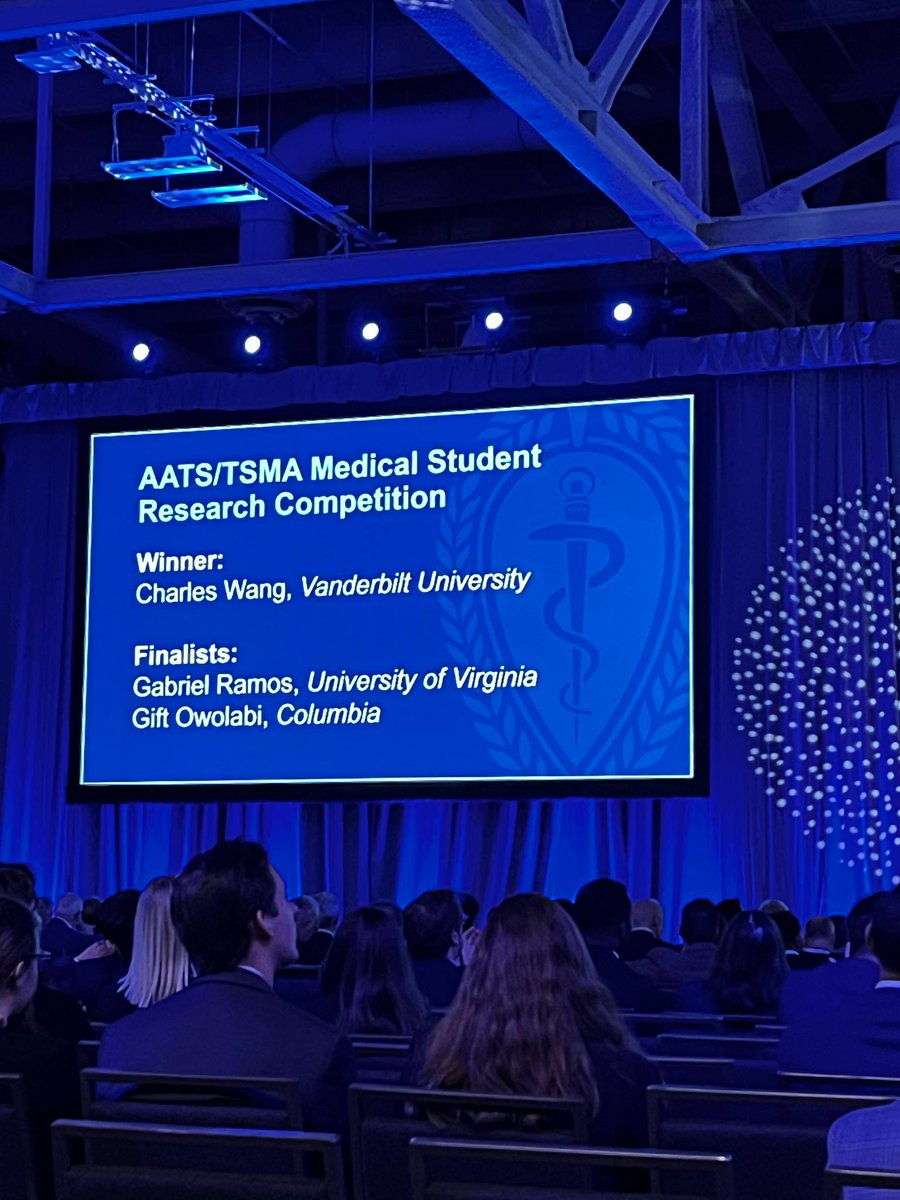 Chen Chia (Charles) Wang (@chenchiawang1) on Twitter photo Thrilled to win the inaugural AATS-TSMA Research Competition <a href="/AATSHQ/">AATS</a> <a href="/ThoracicStudent/">TSMA</a> #AATS2025 while representing <a href="/VUmedicine/">Vanderbilt School of Medicine</a> <a href="/VUMCDiscoveries/">Vanderbilt University Medical Center</a>! Could not have done it without the endless support of my mentors <a href="/BrianLimaMD/">Brian Lima</a> <a href="/AMWilliamsMD/">Aaron M. Williams</a> <a href="/AshShahMD/">Ashish Shah</a> Thrilled to win the inaugural AATS-TSMA Research Competition <a href="/AATSHQ/">AATS</a> <a href="/ThoracicStudent/">TSMA</a> #AATS2025 while representing <a href="/VUmedicine/">Vanderbilt School of Medicine</a> <a href="/VUMCDiscoveries/">Vanderbilt University Medical Center</a>! Could not have done it without the endless support of my mentors <a href="/BrianLimaMD/">Brian Lima</a> <a href="/AMWilliamsMD/">Aaron M. Williams</a> <a href="/AshShahMD/">Ashish Shah</a>