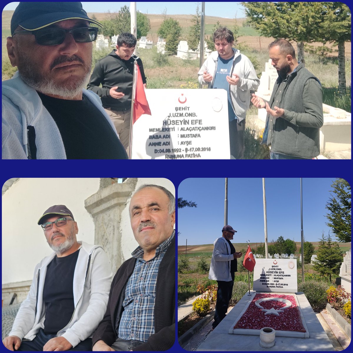 TÜGŞAV ÇANKIRI (@gaziler_ve) on Twitter photo Şehidimiz Hüseyin EFE'yi (Alaçat) ve ailesini ziyaret ettik.
Ruhu Şad olsun.
<a href="/GazilerVakfi/">TÜGŞAV</a> <a href="/lokman_aylar/">Gazi Lokman Aylar</a> <a href="/kasimpekacar/">Kasım PEKACAR</a> <a href="/firattasolar/">M. Fırat Taşolar</a> <a href="/ismailhakkiesen/">İsmail Hakkı Esen</a> <a href="/drpelinyilik/">Doç.Dr. Pelin Yılık</a> <a href="/akbasogluemin/">Av. M.Emin AKBAŞOĞLU 🇹🇷</a> <a href="/maarif_gazi/">m. arif</a> <a href="/tahsinyesilay/">GAZİ Tahsin YEŞİLAY</a> Şehidimiz Hüseyin EFE'yi (Alaçat) ve ailesini ziyaret ettik.
Ruhu Şad olsun.
<a href="/GazilerVakfi/">TÜGŞAV</a> <a href="/lokman_aylar/">Gazi Lokman Aylar</a> <a href="/kasimpekacar/">Kasım PEKACAR</a> <a href="/firattasolar/">M. Fırat Taşolar</a> <a href="/ismailhakkiesen/">İsmail Hakkı Esen</a> <a href="/drpelinyilik/">Doç.Dr. Pelin Yılık</a> <a href="/akbasogluemin/">Av. M.Emin AKBAŞOĞLU 🇹🇷</a> <a href="/maarif_gazi/">m. arif</a> <a href="/tahsinyesilay/">GAZİ Tahsin YEŞİLAY</a>
