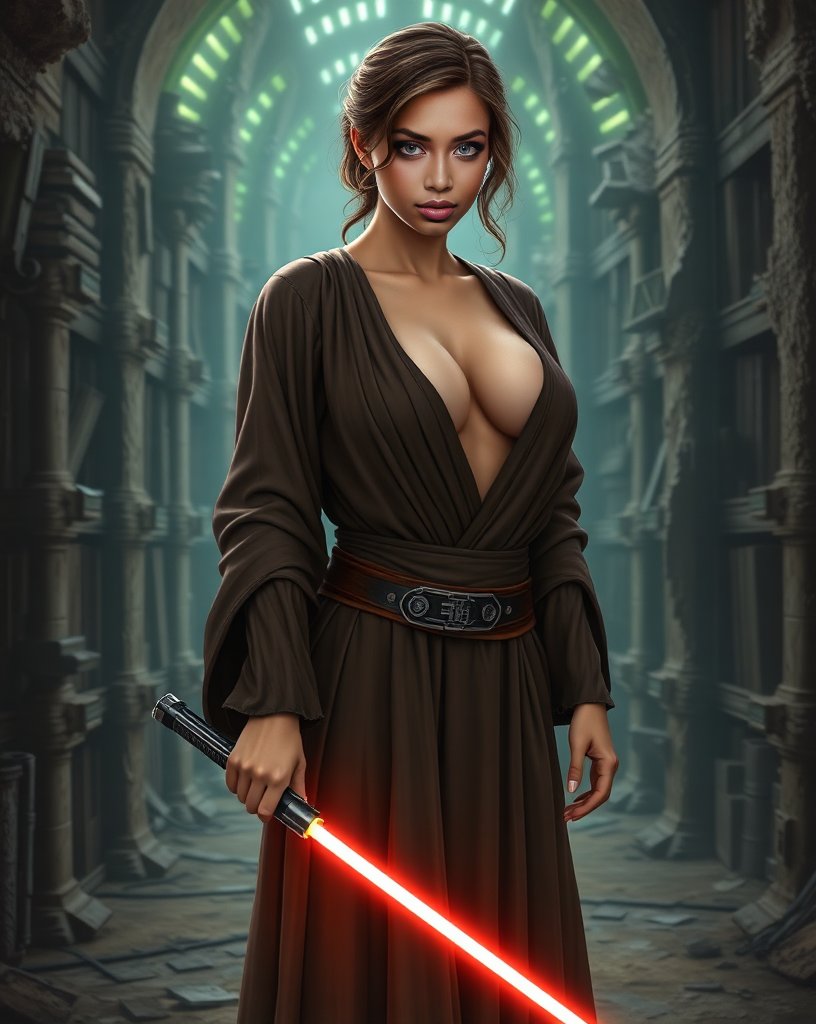 Happy May the Fourth be with you all.
#AIart #AIgirl #aiartcommunity #AIArtwork #DigitalArt #nsfw #Maythe4thBeWithYou #StarWarsDay #MayThe4th #StarWars
