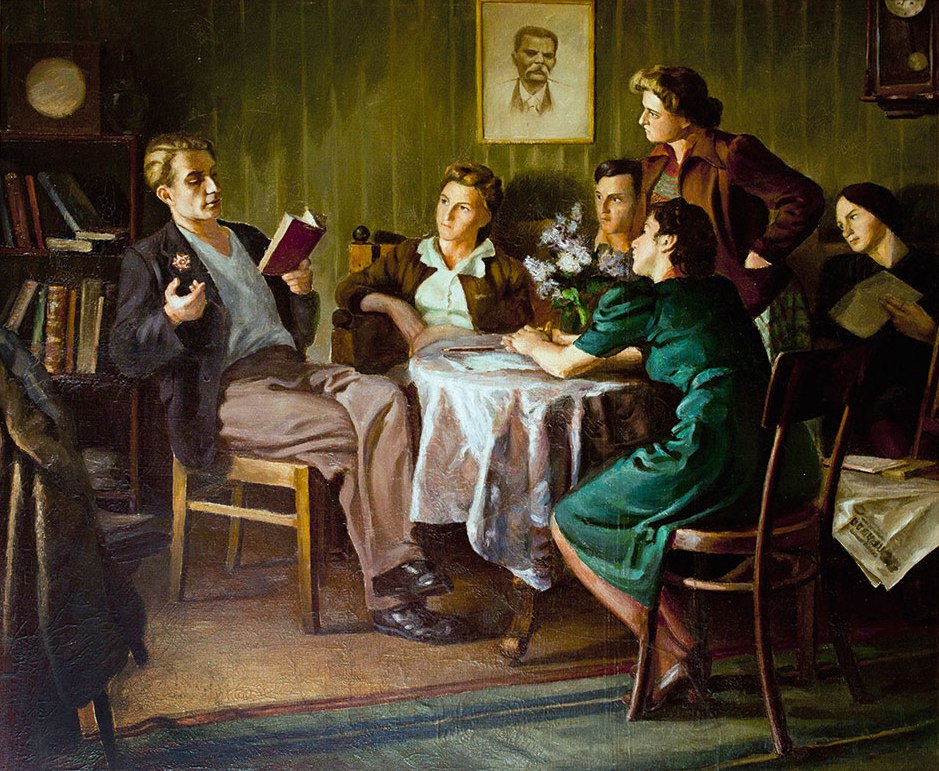 "Estudiantes" - Volkov Valentin Viktorovich, 1949.