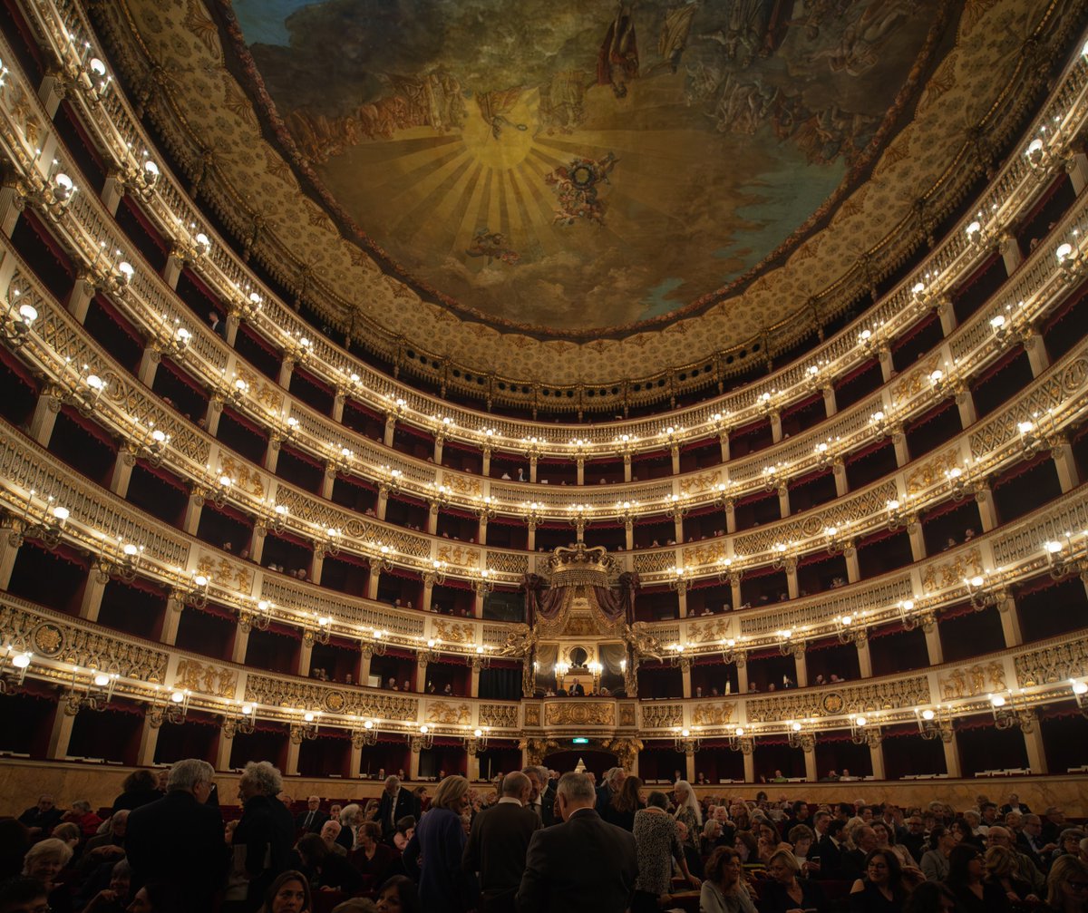 The <a href="/teatrosancarlo/">Teatro San Carlo</a> in Naples was the most beautiful place to play. There are many wonderful theatres in Italy, but none as elegant and breathtaking, I don't think. The warm audience made it a very special evening. Grazie Fondazione <a href="/Nana_ETS/">Nana ETS</a>!