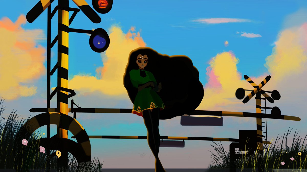 Poppihin's tweet photo. Greetings guys apologies for the radio silence, we're working on our indie film and backer rewards! So, here's a painting while you wait for our animation's premier! More updates coming in the week! Thank you for supporting us, I cannot wait to share what we've been making! https://t.co/NZ6r7NA5Ph