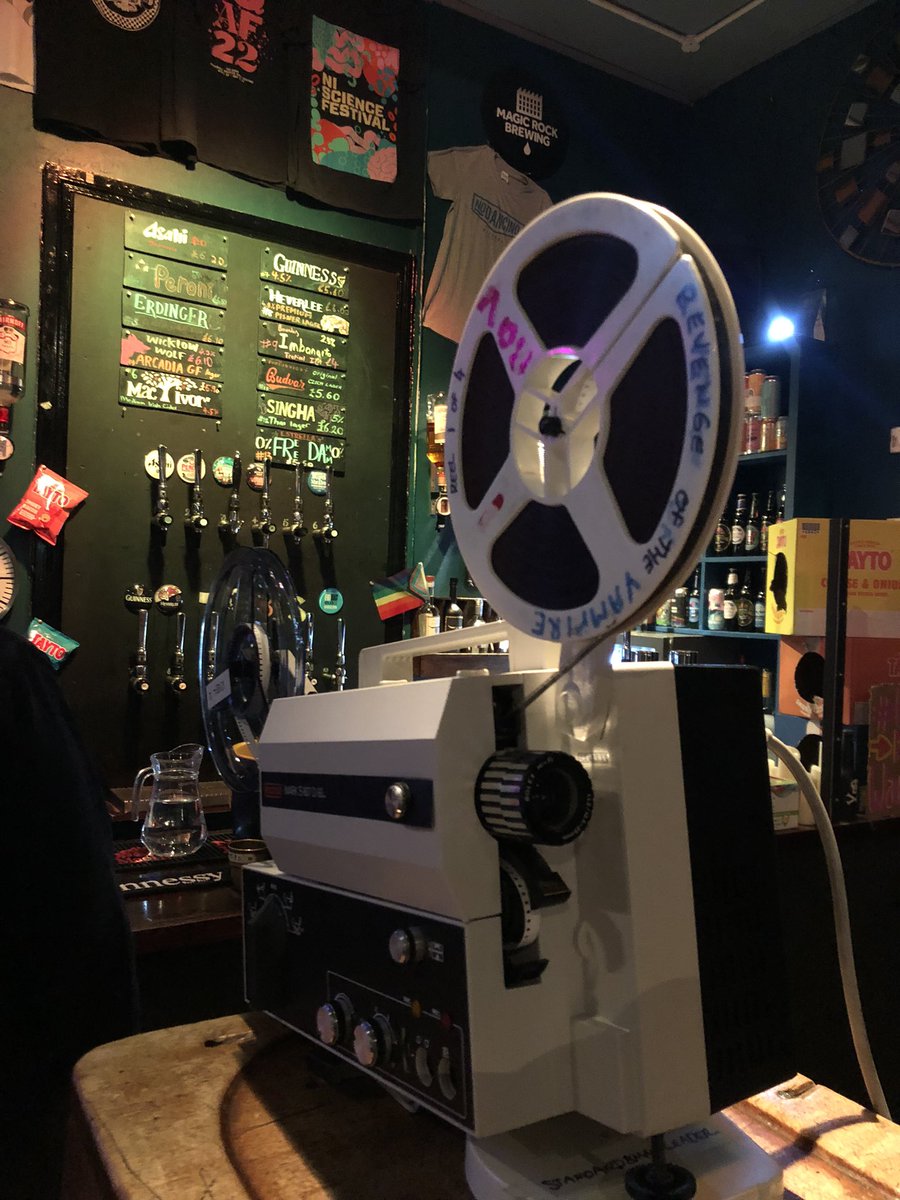 Analogue Ireland (@analogueireland) on Twitter photo 8mm set up and good to go at <a href="/BlackBoxBelfast/">Black Box Belfast</a> for Black Sunday (1960)
A <a href="/Cqaf/">Cathedral1/4ArtsFest</a> and Ghouls on Film event 8mm set up and good to go at <a href="/BlackBoxBelfast/">Black Box Belfast</a> for Black Sunday (1960)
A <a href="/Cqaf/">Cathedral1/4ArtsFest</a> and Ghouls on Film event