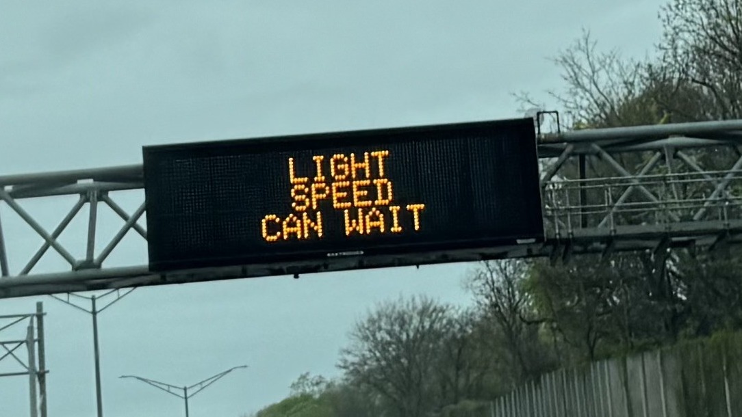 What do you think of the DOT message boards for Star Wars day?   What would be your catchy saying?  May the 4th be with you.