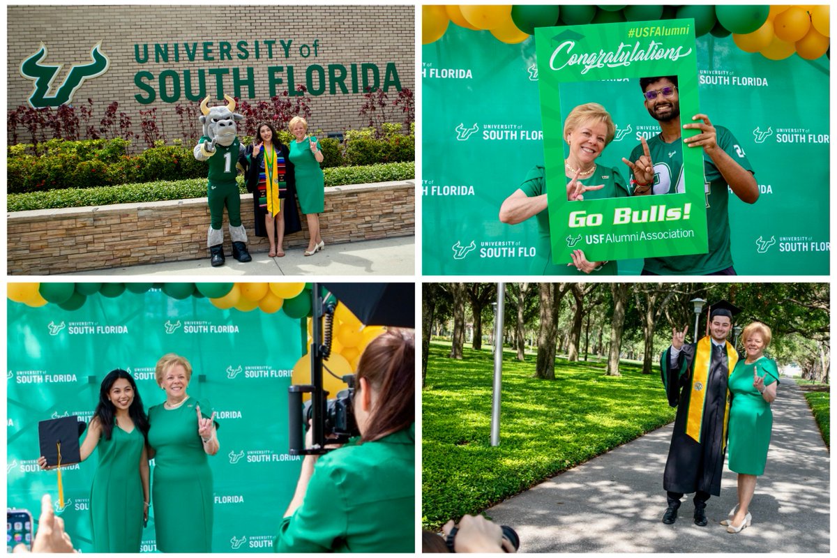 Rhea F. Law (@usf_pres) on Twitter photo I had a wonderful time today capturing some memorable moments with our graduates as they get ready for <a href="/USouthFlorida/">University of South Florida</a> Spring Commencement. We canāt wait to celebrate you later this week, Bulls! #USFGrad I had a wonderful time today capturing some memorable moments with our graduates as they get ready for <a href="/USouthFlorida/">University of South Florida</a> Spring Commencement. We canāt wait to celebrate you later this week, Bulls! #USFGrad