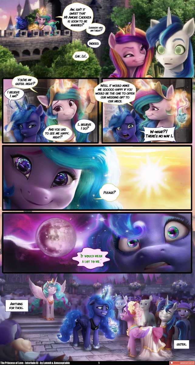 The Princess of Love Interlude XI - 1/2

Made by myself and Annaxeptable

Wanting to support us and access the following chapters before release? Check the bottom of the page. Every little bit helps, thanks!