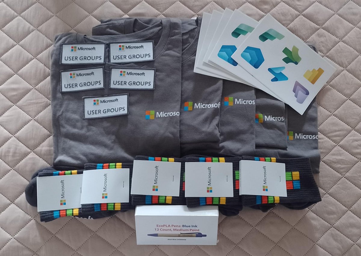 albertoderossi's tweet image. llegaron regalos para la comunidad Power BI user Group Lima! Sintonicen los canales para conocer novedades y participar en sorteos:
⚡Meetup:
👉meetup.com/es-ES/Power-BI…
⚡YouTube:
👉youtube.com/@PowerBIUGLima
⚡Facebook:
👉facebook.com/PowerUGLima/