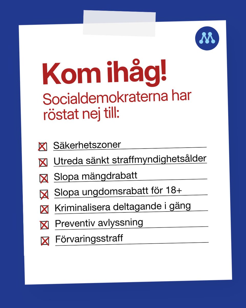 En påminnelse om vilka som får saker gjorda.

Vi genomför det S röstar nej till.