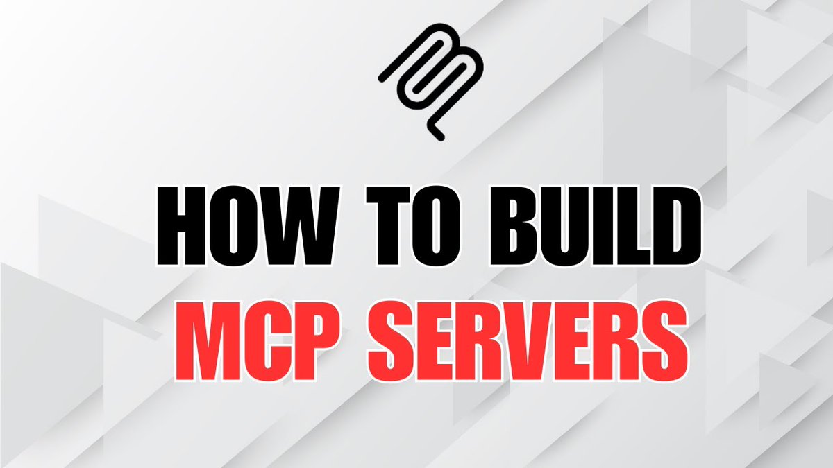 🔌📊 MCP Server Tutorial

Learn to build MCP servers that process stock market data using FastMcp and LangChain. This comprehensive guide demonstrates how to create ReAct agents with LangGraph for standardized data access.

📺 Check out the tutorial: youtube.com/watch?v=3K39NJ…