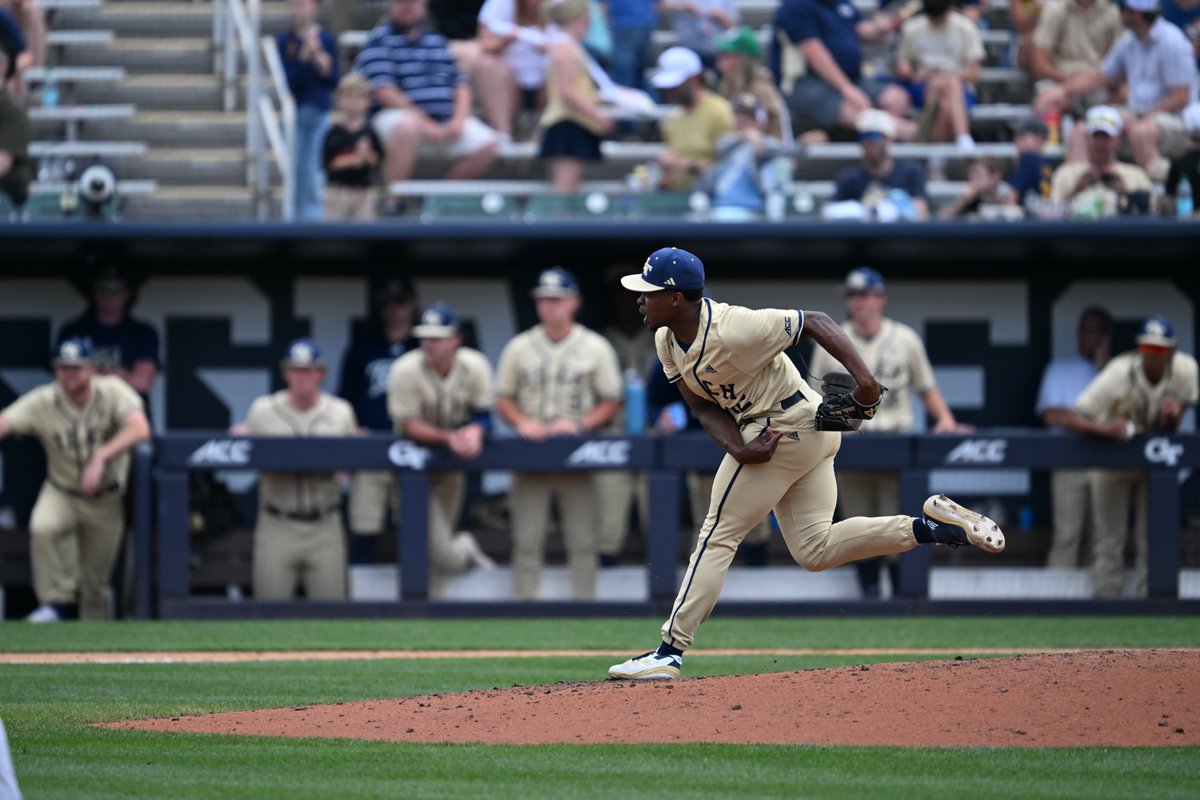 Final line for <a href="/JaylenPaden/">Jaylen Paden</a> in his 2nd Sunday start

5.0 IP | 1 H | 0 ER | 1 BB | 8 Ks 🔥

Porter Buursema takes over on the mound

GT 9 - WCU 0