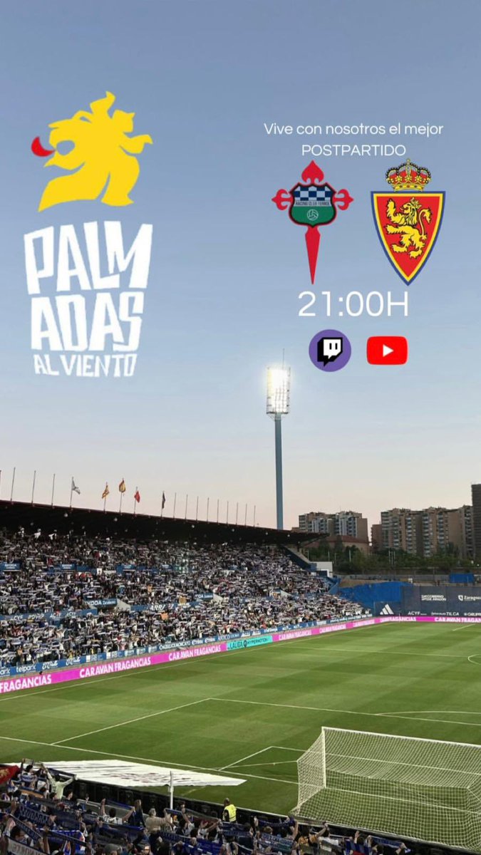 🚨 Estamos en directo 🚨 

⚽️ Analizamos la victoria del <a href="/RealZaragoza/">Real Zaragoza</a> ante el <a href="/racingdeferrol/">Racing de Ferrol</a> 

👣 Un paso hacia la salvación

🎙️ <a href="/JorgeRGascon/">Jorge Rodríguez Gascón</a>
🎙️ <a href="/GonzaloAlba_/">Gonzalo Alba</a>
🎙️ <a href="/israelbenito9/">Israel Benito</a>
🎙️ <a href="/davidfozp/">David Foz</a>
🎙️ <a href="/PabloPHMM/">Pablo Palomares</a>

👉🏼 twitch.tv/palmadasalvien…

👉🏼 youtube.com/live/seF2T_oFn…