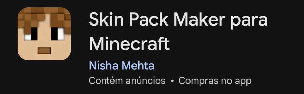 ⭐️ COMO BAIXAR MINHAS SKINS NO CELULAR⭐️

1. Instale o aplicativo da imagem.

2. Vá para o meu perfil no aplicativo através desse link:
&gt;&gt; open.skinpackmaker.com/user/@alfnart &lt;&lt;

3. Escolha o pack que deseja e baixe ele.
Ele vai aparecer automaticamente no seu Minecraft na aba 'Vestiário'.