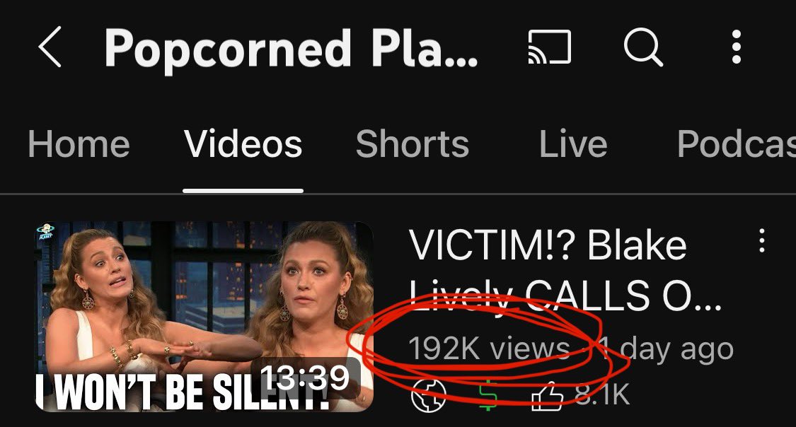 Proud that our honest coverage of Blake Lively’s disgusting PR stunt to play fake victim, performed BETTER than the actual Late Night clip 🔥🙏