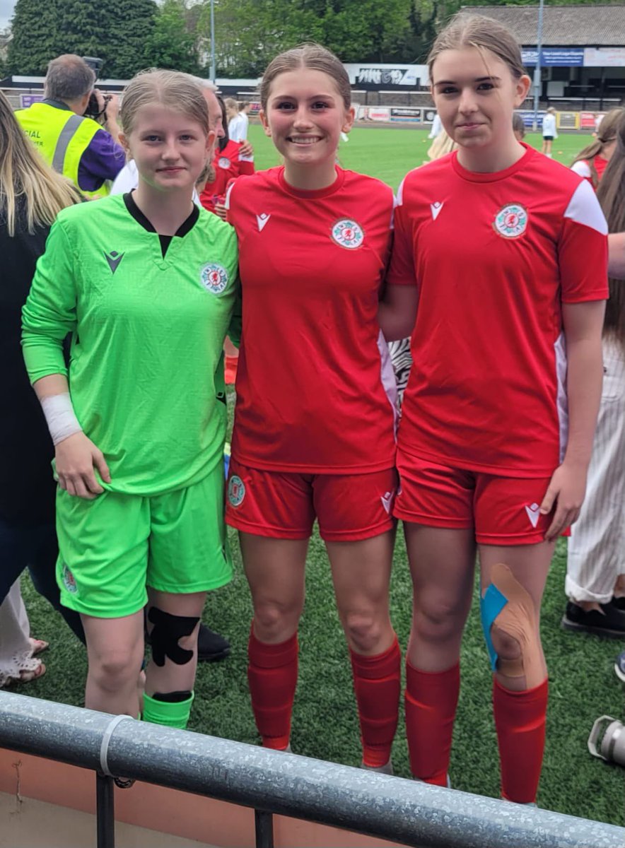 Well done to Jess Morgan, Neave Davies, Avy O'Hagan who represented the District and their schools and were selected to play for <a href="/WelshSchoolsFA/">Welsh Schools' F.A.</a> U14 
Well done Girls