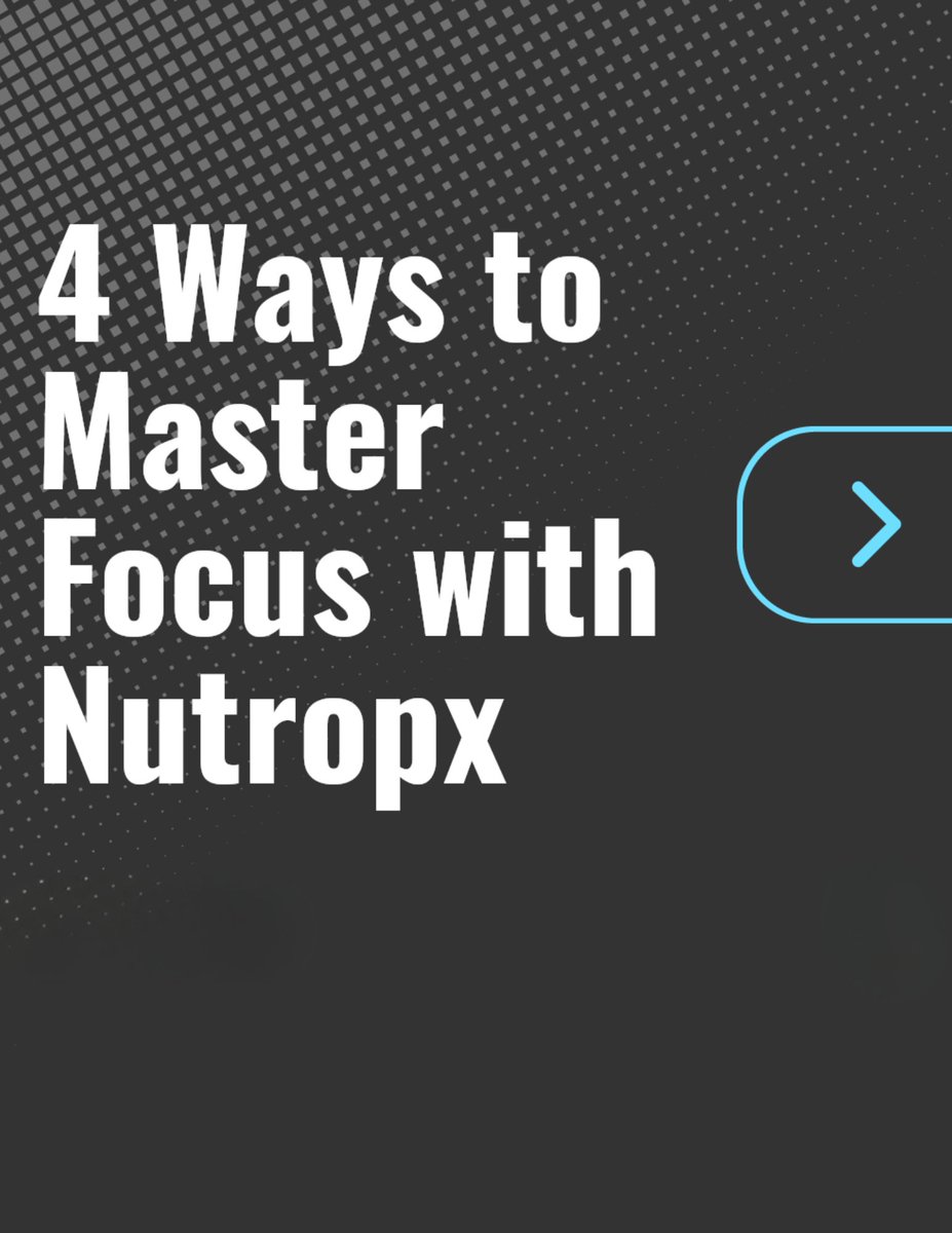 nutropx's tweet image. Master your focus.
 No jitters. No burnout. Just clean mental clarity with Nutropx.
 🧠 Tap into your potential.
 #MasterFocus #Nutropx #MentalClarity