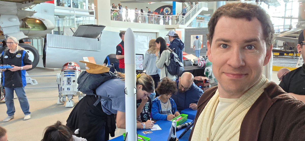 Max Fagin ๐๐ด๐โ๐ (@maxfagin) on Twitter photo Come find us with <a href="/clubforfuture/">Club for the Future</a> today at <a href="/museumofflight/">The Museum of Flight</a> and send your #MayThe4thBeWithYou postcards to space. Droids welcome! Come find us with <a href="/clubforfuture/">Club for the Future</a> today at <a href="/museumofflight/">The Museum of Flight</a> and send your #MayThe4thBeWithYou postcards to space. Droids welcome!