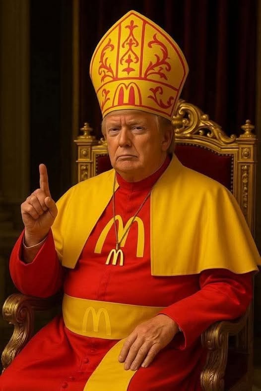 Francesco B. (@baffi_francesco) on Twitter photo McDonald I°, Il Papa Pirla. McDonald I°, Il Papa Pirla.