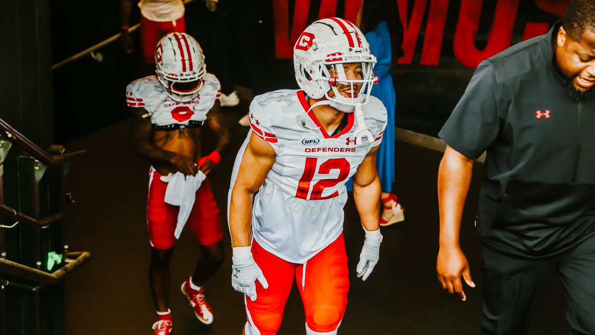 James Larsen (@jameslarsenpfn) on Twitter photo WR Chris Rowland today:
9 Rec.
144 Yards
1 TD
198 All-Purpose Yards
Tough loss for DC, but <a href="/crowland30/">Chris Rowland</a> continues to produce at an All-#UFL level for the <a href="/XFLDefenders/">D.C. Defenders</a>. WR Chris Rowland today:
9 Rec.
144 Yards
1 TD
198 All-Purpose Yards
Tough loss for DC, but <a href="/crowland30/">Chris Rowland</a> continues to produce at an All-#UFL level for the <a href="/XFLDefenders/">D.C. Defenders</a>.