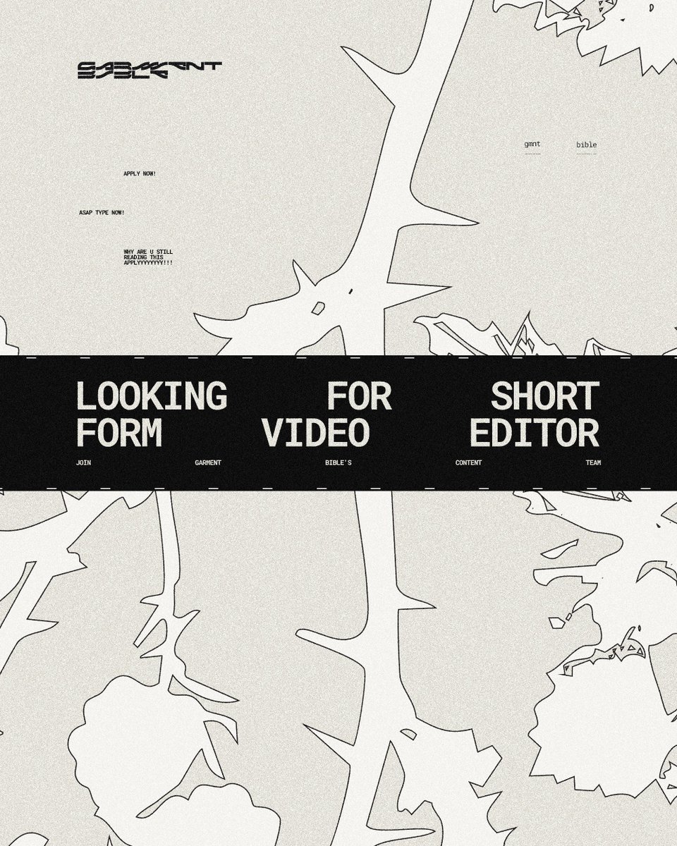 WE'RE HIRING!!!

APPLY HERE:
docs.google.com/forms/d/e/1FAI…

Any Questions DM: <a href="/VERTEK_/">VERTEK</a> 📩