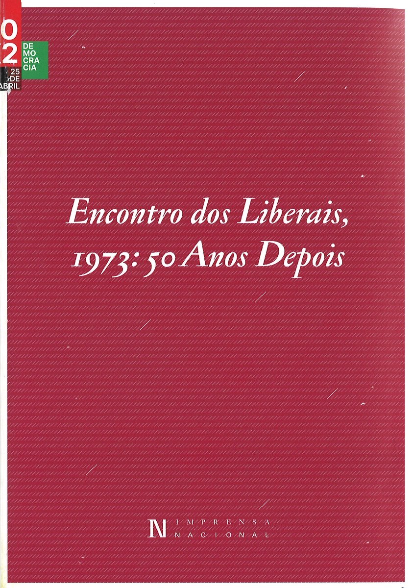 BiblioGulbenkian (@bibgulbenkian) on Twitter photo #LeLivreduJour - Encontro dos Liberais, 1973 : 50 anos Depois | António Araújo - <a href="/incm_da/">INCM - Imprensa Nacional-Casa da Moeda</a>.
Un recueil d'essais permettant de comprendre l'environnement politique et social qui a précédé la révolution du 25 avril 1974. #LeLivreduJour - Encontro dos Liberais, 1973 : 50 anos Depois | António Araújo - <a href="/incm_da/">INCM - Imprensa Nacional-Casa da Moeda</a>.
Un recueil d'essais permettant de comprendre l'environnement politique et social qui a précédé la révolution du 25 avril 1974.