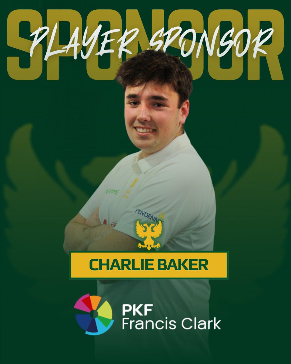 𝗣𝗟𝗔𝗬𝗘𝗥 𝗦𝗣𝗢𝗡𝗦𝗢𝗥𝗦𝗛𝗜𝗣 🏏

Our New Signing Charlie Baker is now proudly sponsored by @pkffrancisclark! 💷

A huge thank you to PKF Francis Clark for sponsoring Charlie Baker this season and we’re looking forward to seeing this partnership thrive!

 #player #Sponsor