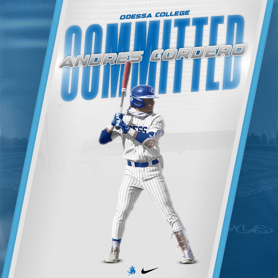 Andres Cordero (@andres_ale28) on Twitter photo First of all I want to thank God, I am extremely excited to announce my commitment to continue my baseball and academic career at Odessa College, I want to thank my family, coaches and friends who has helped me during this journey. <a href="/2Desoto/">JDeSoto2🇬🇺</a> <a href="/Coach_EDG1/">Eric Garcia</a> <a href="/DWoo22/">David Wood</a> <a href="/CoachWilke7/">Tyler Wilke</a> First of all I want to thank God, I am extremely excited to announce my commitment to continue my baseball and academic career at Odessa College, I want to thank my family, coaches and friends who has helped me during this journey. <a href="/2Desoto/">JDeSoto2🇬🇺</a> <a href="/Coach_EDG1/">Eric Garcia</a> <a href="/DWoo22/">David Wood</a> <a href="/CoachWilke7/">Tyler Wilke</a>