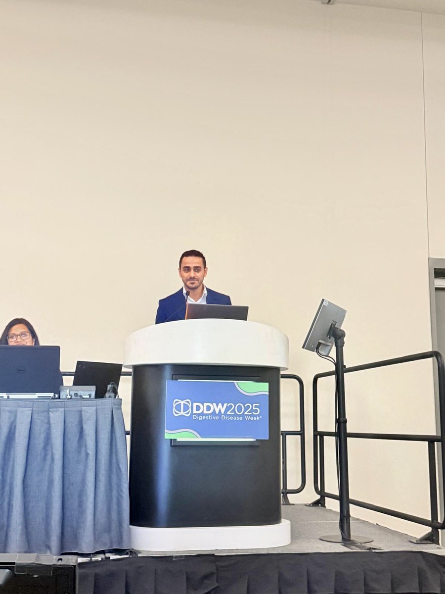 Mohammad Aldiabat, MD (@drdiabat) on Twitter photo Had a great time presenting our real-world study comparing Risankizumab vs Ustekinumab in bio-naïve Crohn’s at #DDW2025!
Grateful to <a href="/P_DeepakIBDMD/">Parakkal Deepak MD, MS, FACG</a> and the <a href="/WashUMedGastro/">WashU Medicine Division of Gastroenterology</a> team for the support—more to come from this incredible team.
<a href="/WashUMedIBD/">WashU Medicine Inflammatory Bowel Disease Center</a> Had a great time presenting our real-world study comparing Risankizumab vs Ustekinumab in bio-naïve Crohn’s at #DDW2025!
Grateful to <a href="/P_DeepakIBDMD/">Parakkal Deepak MD, MS, FACG</a> and the <a href="/WashUMedGastro/">WashU Medicine Division of Gastroenterology</a> team for the support—more to come from this incredible team.
<a href="/WashUMedIBD/">WashU Medicine Inflammatory Bowel Disease Center</a>