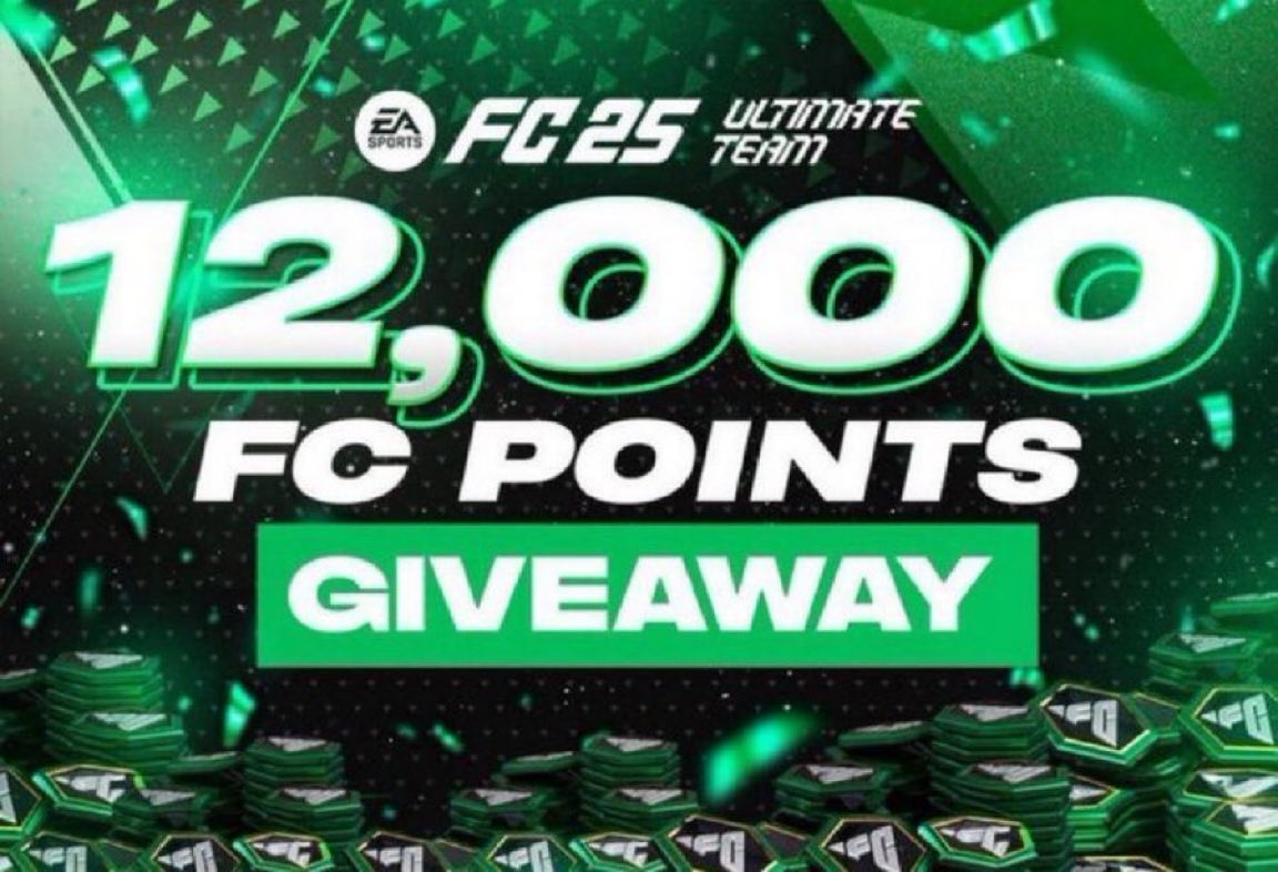 FC27Giveaways's tweet photo. 🚨 12,000 FC POINTS GIVEAWAY 🚨

We are celebrating Premier League TOTS by giving away 12,000 FC Points

- Follow @FC25Giveaways ✅

- RT ✅

That’s it! https://t.co/RnvS6LVIBP