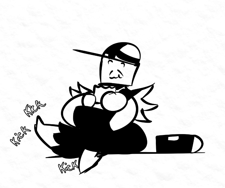 SketchyRedux's tweet photo. it her lunch break https://t.co/UwP1sOm6Iw