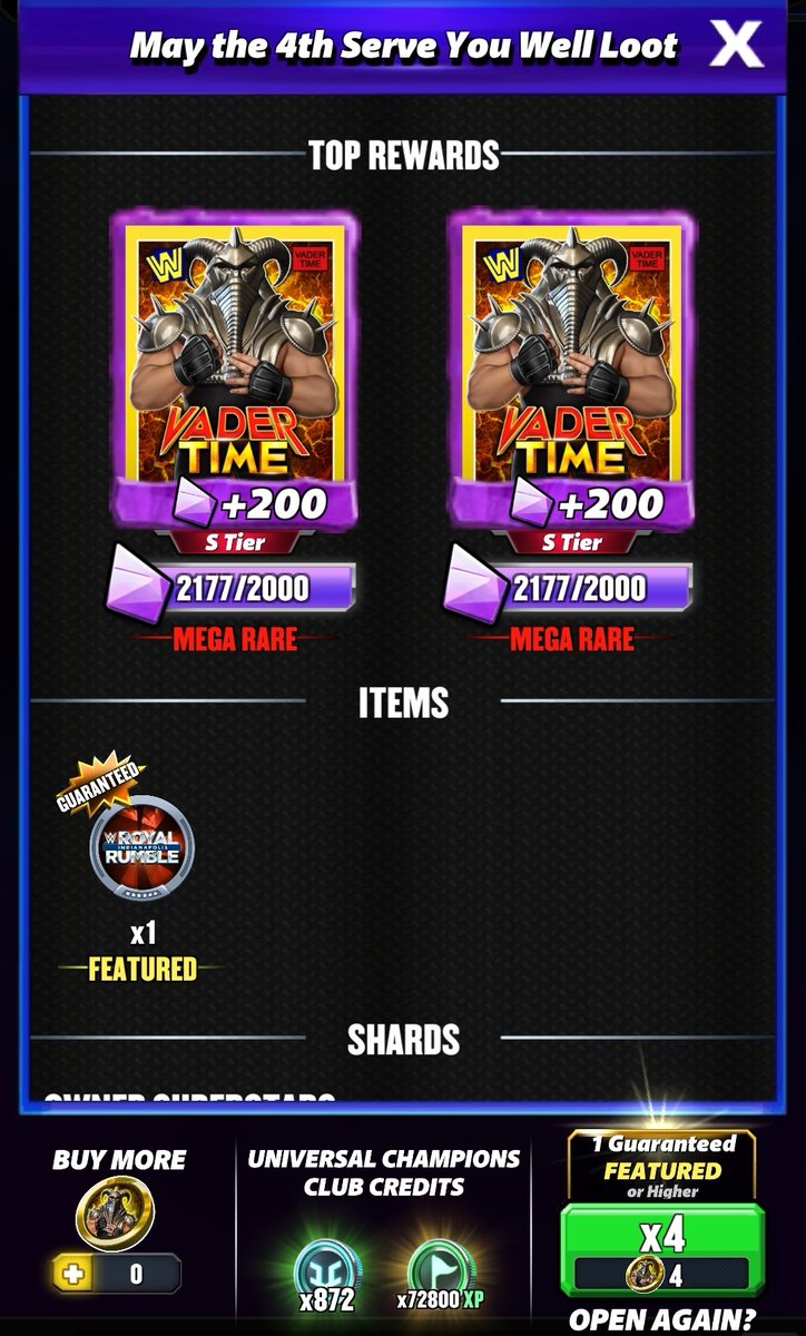It's Vader time!!