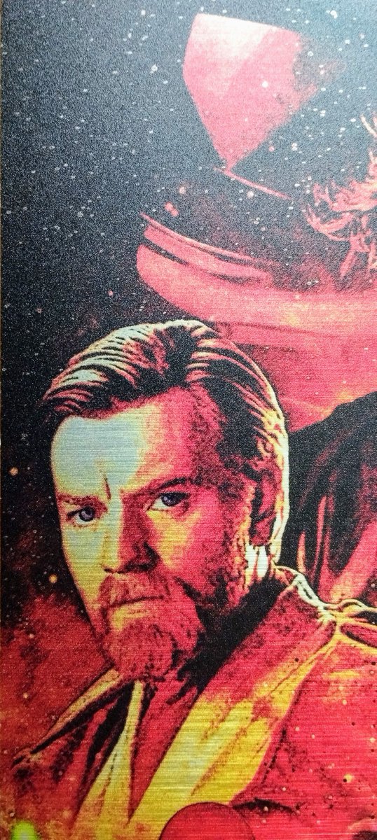 Mathildefrench's tweet image. Happy Star Wars Day!
I'm so excited to share a first look at one of my upcoming artworks, created to celebrate the 20th anniversary of Revenge of the Sith,  my favorite Star Wars film.
May the 4th be with you!
#StarWars #StarWarsDay #RevengeOfTheSith #ObiW