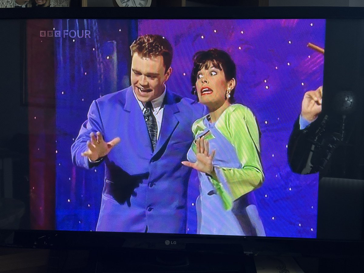 PETRINAJOHNSON's tweet photo. On BBC4 right now 
Re-runs of Showstoppers!
oh my goodness so many memories for me, from the late 90s. #bbctv #showstopoers #garywilmot #westend https://t.co/5jUNWDRijv