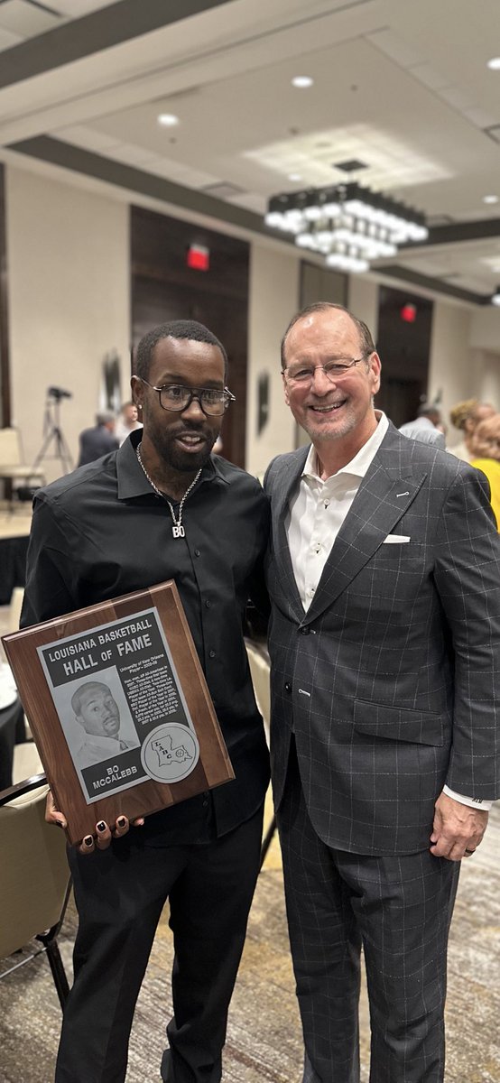 The most points scored and games won in ⁦<a href="/SunBelt/">Sun Belt</a>⁩ history. Congratulations Bo McCalebb on your induction into the ⁦<a href="/labball/">LABC</a>⁩ HOF!