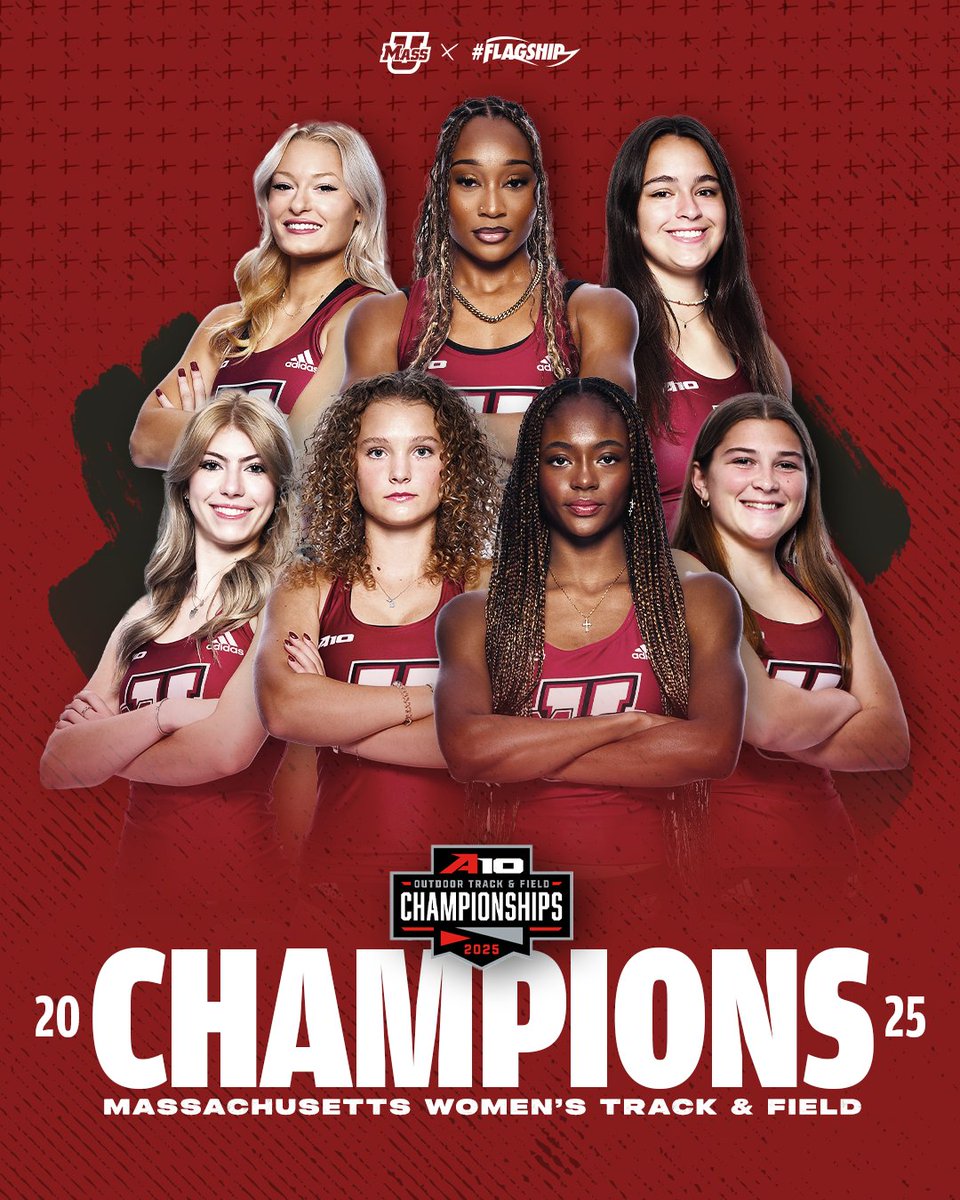 🏆 𝑪𝑯𝑨𝑴𝑷𝑰𝑶𝑵𝑺 🏆

The Minutewomen are your 2025 Atlantic 10 Women's Outdoor Track &amp; Field Champions!

#Flagship🚩
