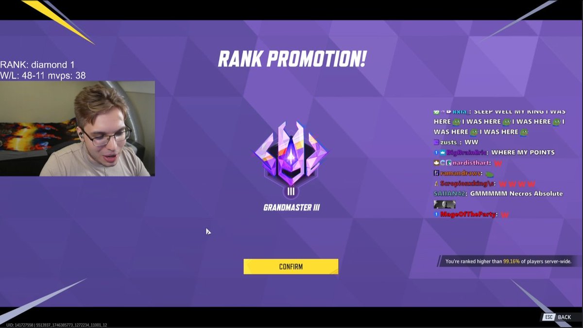 dontreadcjx's tweet image. Necros got to GM in 24 hrs playing only support, officially the easiest role in the game; read it and weep.