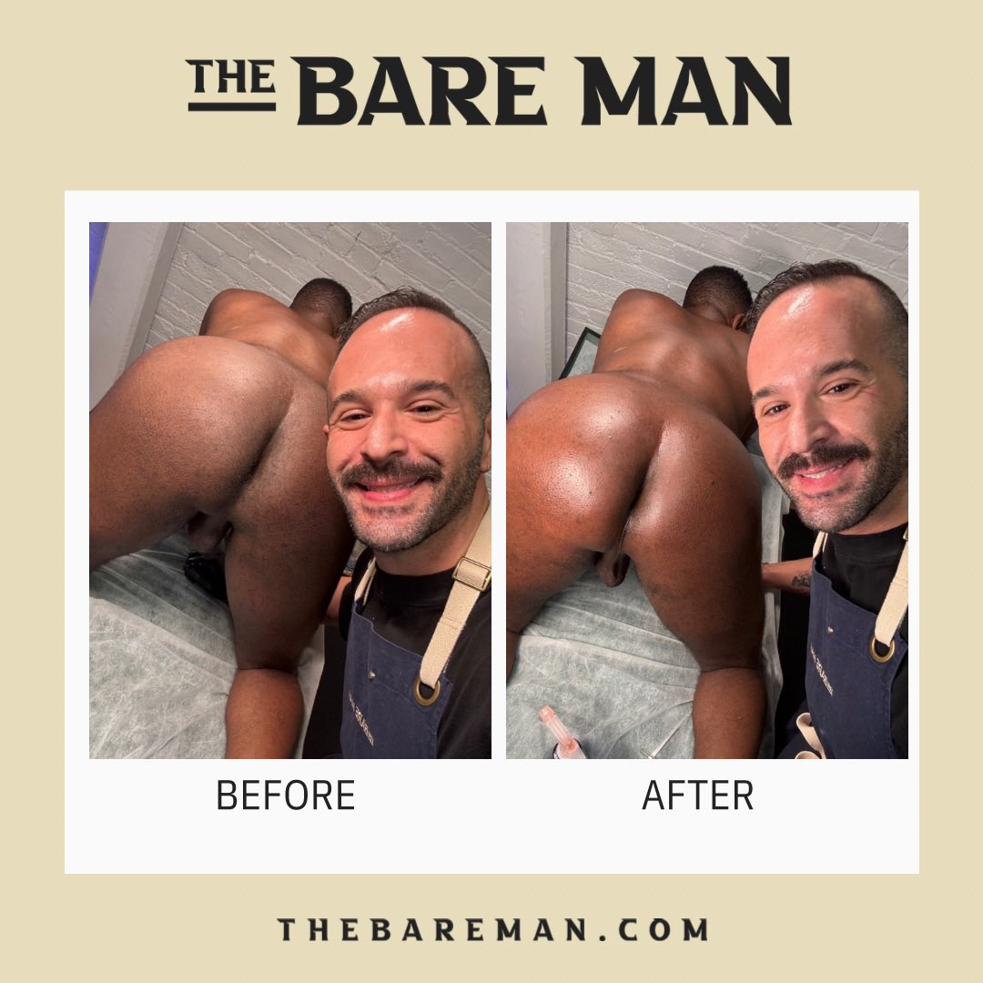 Too good not to post again! 
#waxing #menswaxing #booty #selfie #beforeandafter #smooth #waxartist #westchester #portchesterny