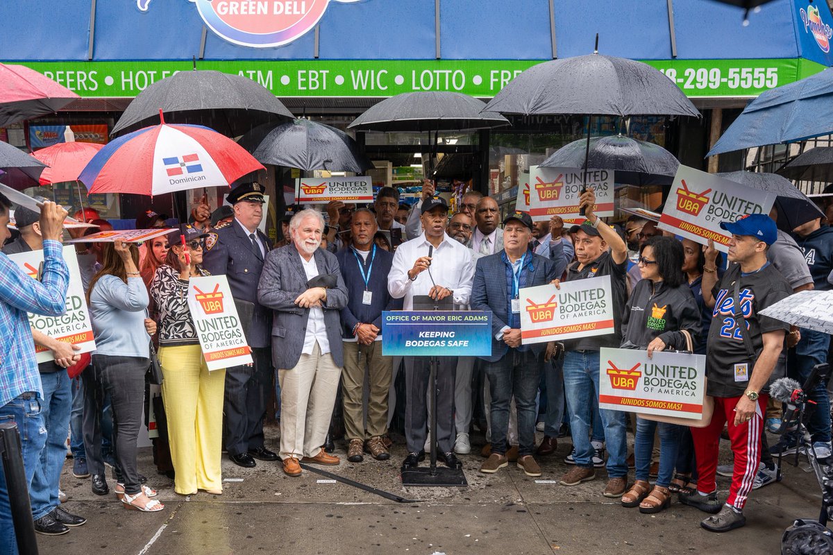 I can't imagine New York City without bodegas. They represent our hustle and entrepreneurial spirit.

As part of our Best Budget Ever, we' joined United Bodegas of America to announce $1.6 MILLION to equip ~500 bodegas with "SilentShields," buttons to keep workers and customers