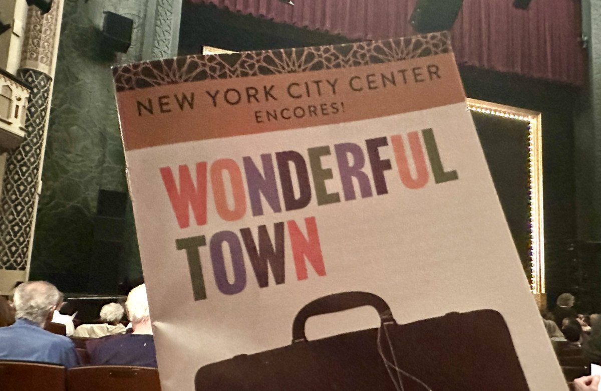 Today's matinee, at <a href="/NYCityCenter/">NEW YORK CITY CENTER</a>