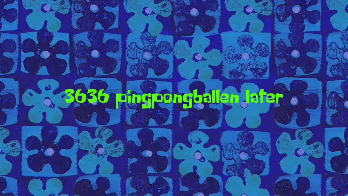 Dit had in de aflevering van #DeMol moeten zitten als eer voor die dappere stagiair die al die pingpongballen moest tellen.