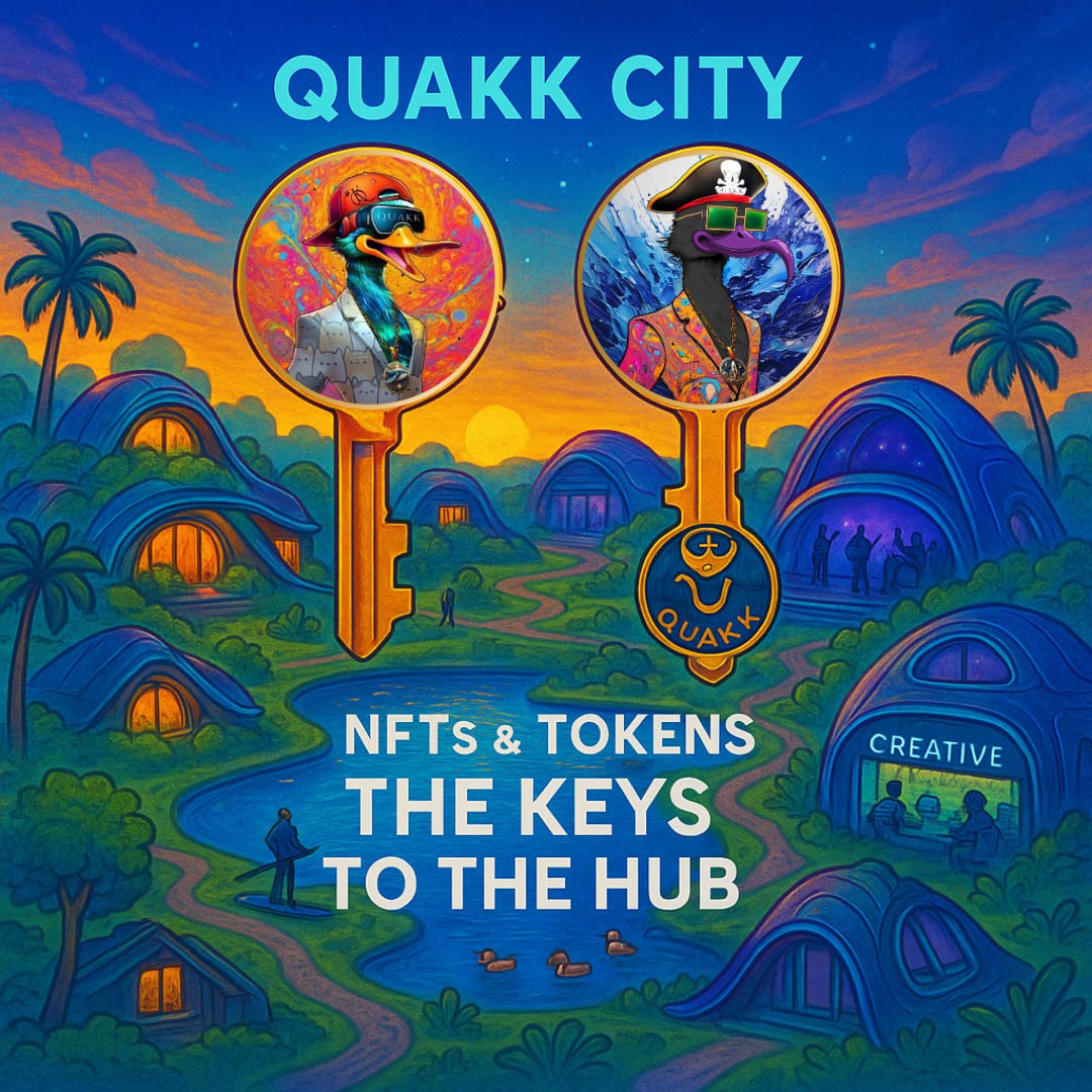 <a href="/K1d_Crypt0/">K1d Crypt0</a> <a href="/WALTER_DEFI/">WALTER #DEFI 4 LYFE #BTC #ETH #SOL #XRP#BLOCKCHAIN</a> <a href="/FartCoinOfSOL/">Fartcoin💨</a> 🗝 Holding $QUAKK or a Quakk NFT? You’ve got the keys. 🦆✨

Your tokens and NFTs aren’t just digital flex — they unlock real-world perks at the Quakk Hub:

🎟 Discounts on events, lodging, and more
🎁 Free experiences depending on your level or NFT rarity
🏡 Ownership potential