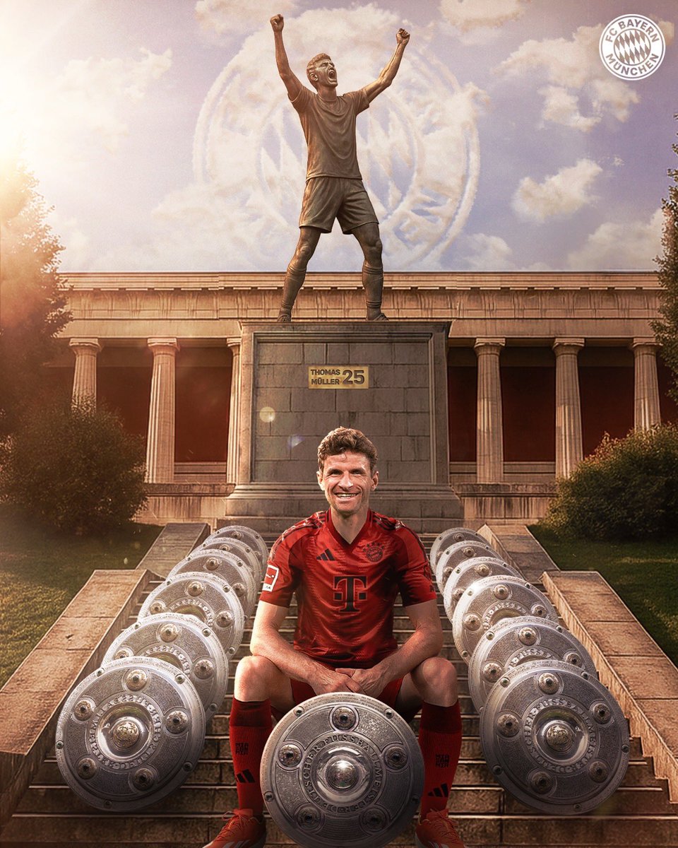 ✨ 1️⃣3️⃣ 𝗧𝗜𝗠𝗘 𝗖𝗛𝗔𝗠𝗣𝗜𝗢𝗡 ✨

The man, the myth, the Müller. 🏆👑 

#MiaSanMeister