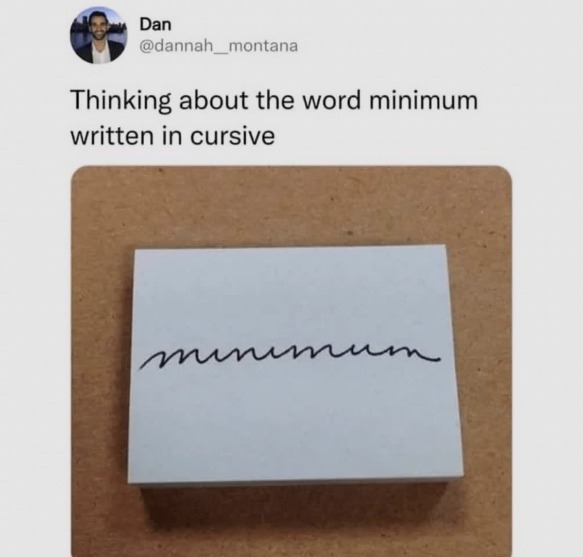 DaddyWarpig's tweet photo. There should be DOTS over the two “i” letters. https://t.co/l7U1nOfI2Y