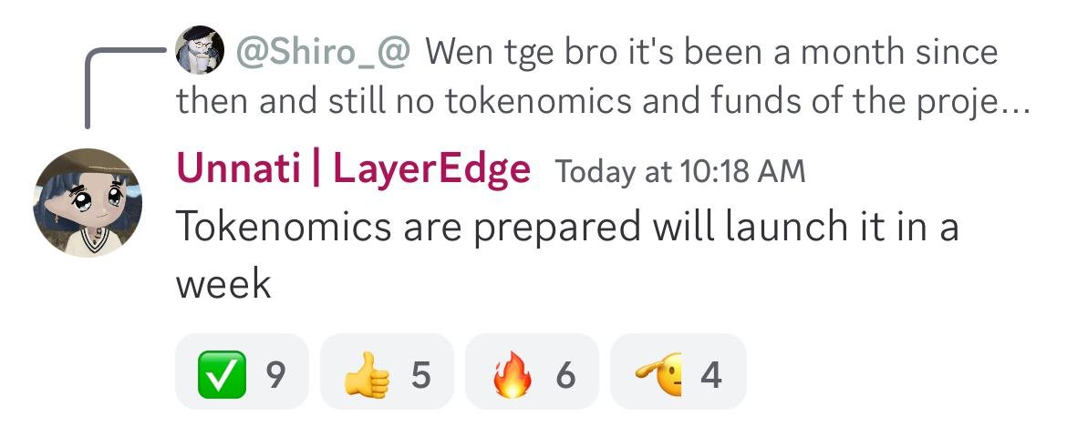 Josh_of_crypto's tweet photo. Layeredge to release tokenomics next week https://t.co/lTVkfPqnV4