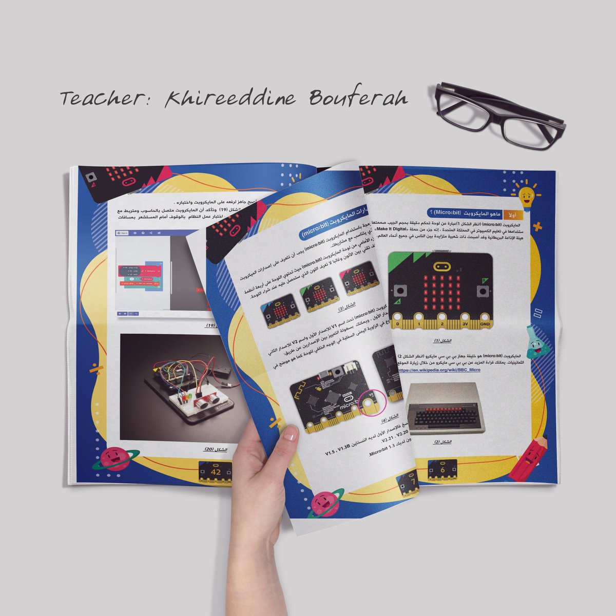 khireddine bouferah (@bouf_dev) on Twitter photo 📘✨A new book for Arabic language learners!
"Learning micro:bit Through a Smart Warning Project"
A simple & hands-on guide to explore coding and electronics with <a href="/microbit_edu/">Micro:bit Educational Foundation</a> .
Free download :
drive.google.com/file/d/13KrOd_…
#microbit #STEM #Arabic #coding #education 📘✨A new book for Arabic language learners!
"Learning micro:bit Through a Smart Warning Project"
A simple & hands-on guide to explore coding and electronics with <a href="/microbit_edu/">Micro:bit Educational Foundation</a> .
Free download :
drive.google.com/file/d/13KrOd_…
#microbit #STEM #Arabic #coding #education