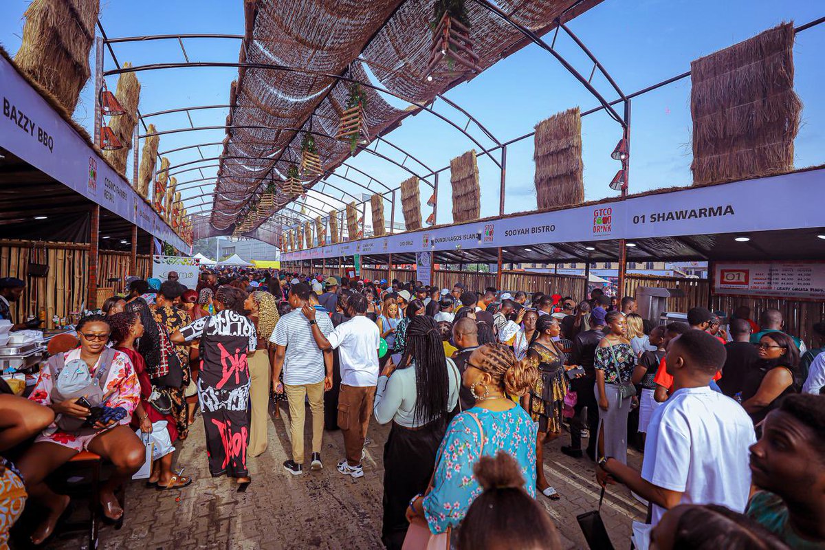 gtbank's tweet photo. #GTCOfoodanddrinkfestival2025 really did a thing this year!
Spot the crowd at this year’s #GTCOFoodandDrink
#PromotingEnterprise https://t.co/hZ4tthBKb0