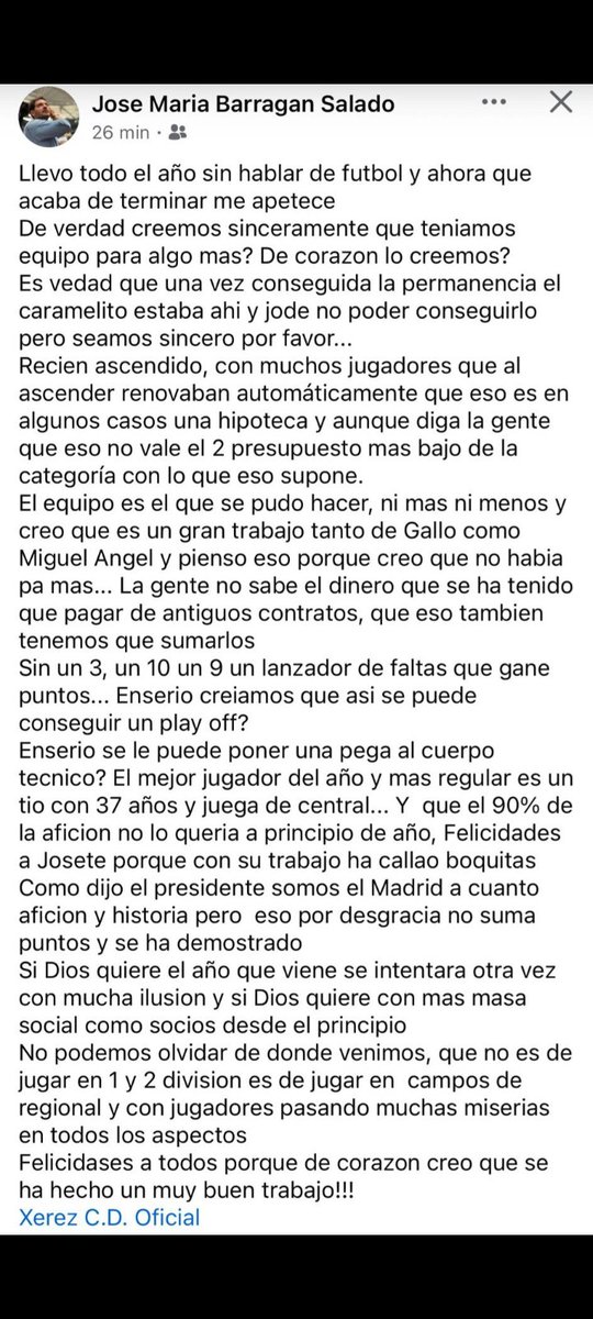 Gracias Barragán, capitán dentro y fuera del campo.