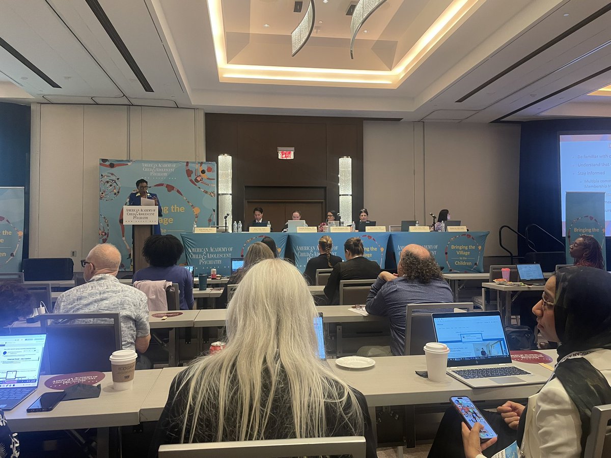 Love being back at <a href="/AACAP/">American Academy of Child & Adolescent Psychiatry</a> assembly of regional organizations before we get down to advocacy!  #AACAPLC25