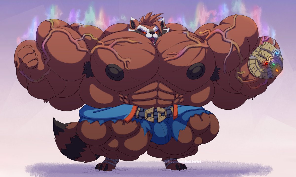 Rocket's made his snap, and he settled on being the biggest badass in the galaxy- I think he chose well. This sequence was done on Big Stories, and we already have last month's posted! Check it out in the links at the top of my page!

Art by @/brosb4does
