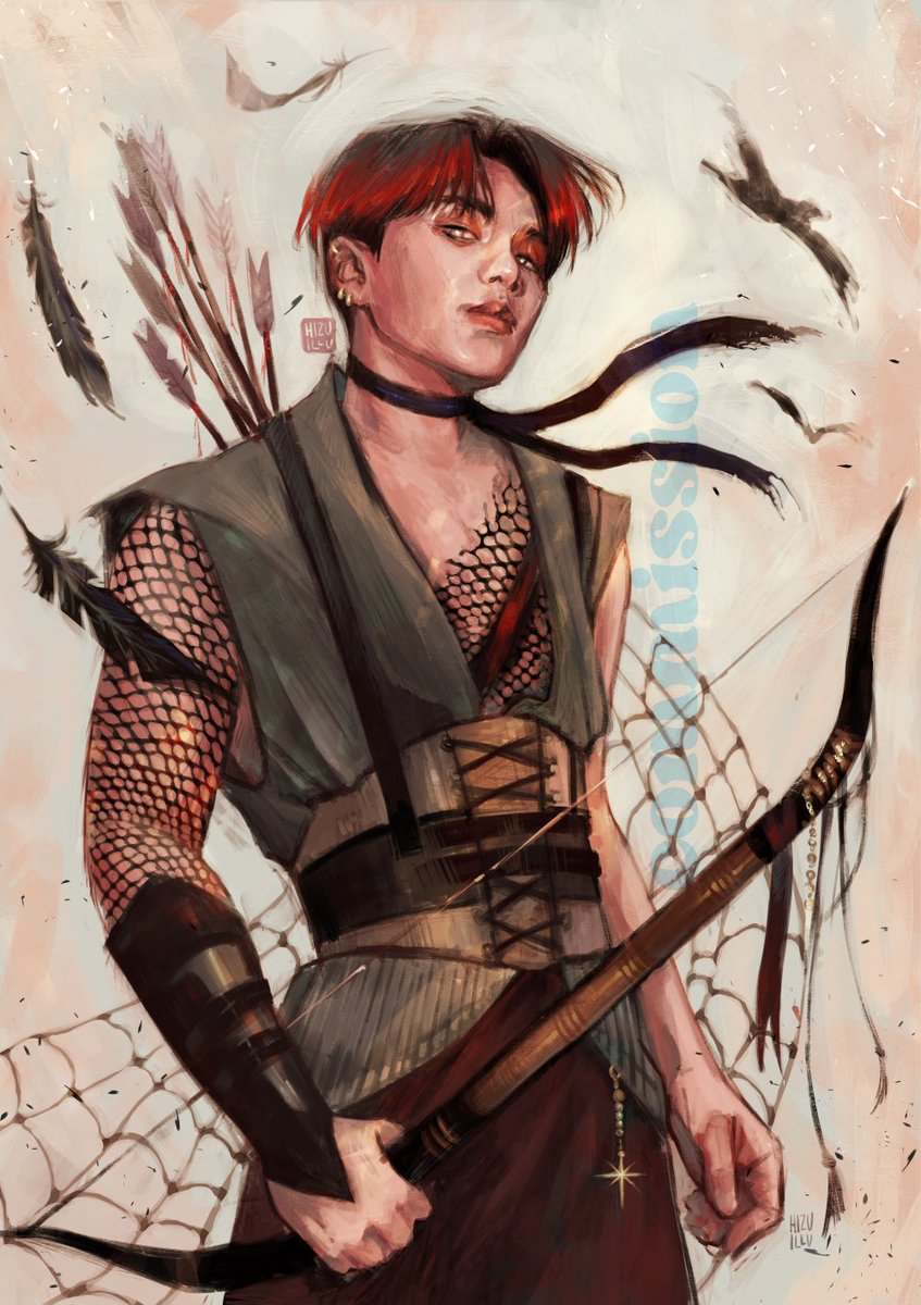Jongho comm for <a href="/waterclrsannie/">～(ミ`ω´ミ) Nyam Nyam</a>♥️ almost done with the pirateez series, just one more to go🥲 
#ateez #jongho
