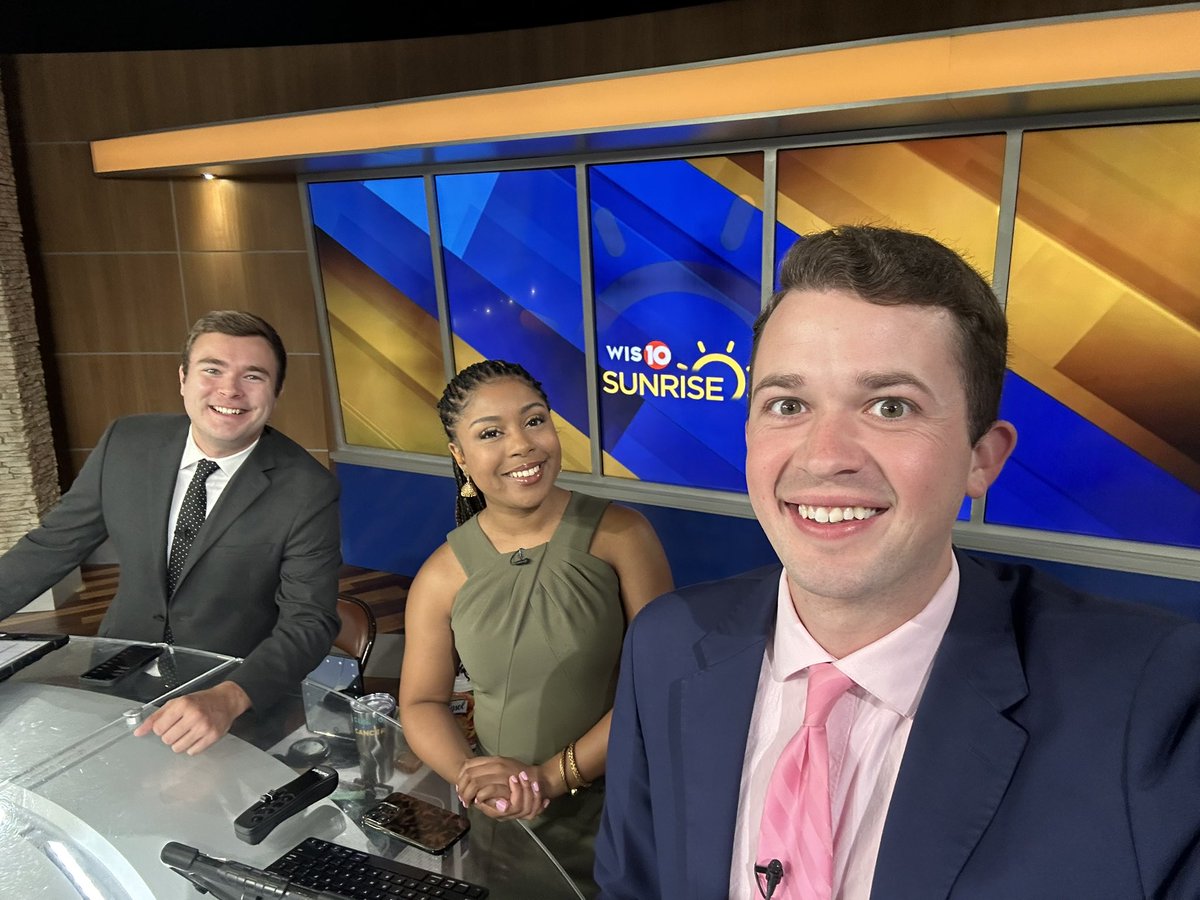 Had a great time waking up early with these two this week and filling in on <a href="/wis10/">WIS News 10</a> Sunrise. Thanks for the warm welcome, Intisar &amp; Chandlor.

My alarm clock was getting some overtime… ☕️ ☀️